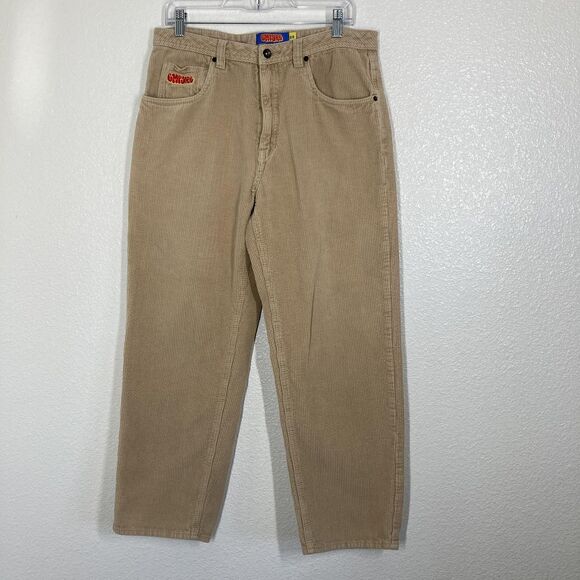 Empyre Other - Empyre Relax Corduroy Pants Mens 32 Tan Straight Leg 5 Pocket Casual Jeans